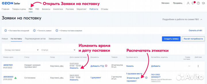 Менеджер по продажам Ozon