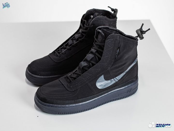 Nike Air Force 1 High Shell 'Black'