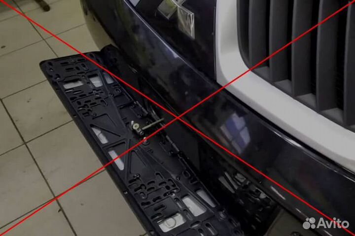 Некачествкнные номерные рамки на авто