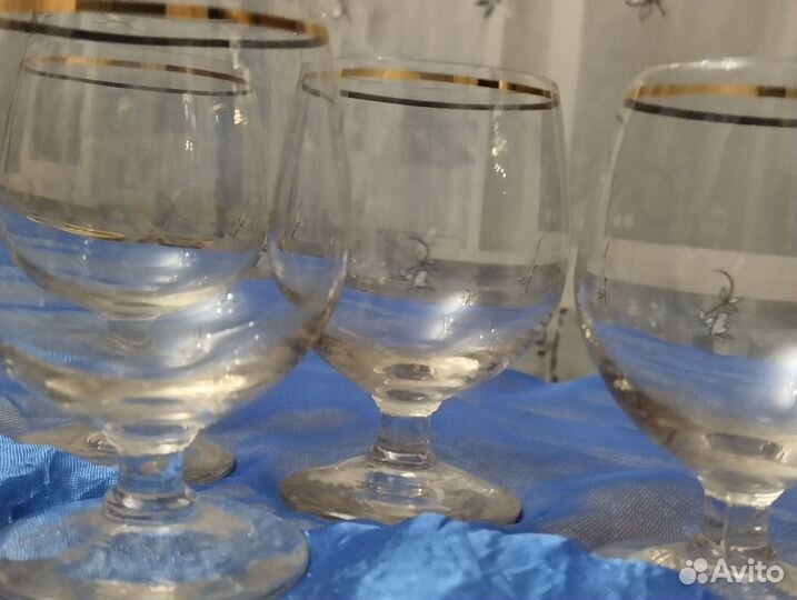 Бокалы, фужеры, рюмки стекло СССР