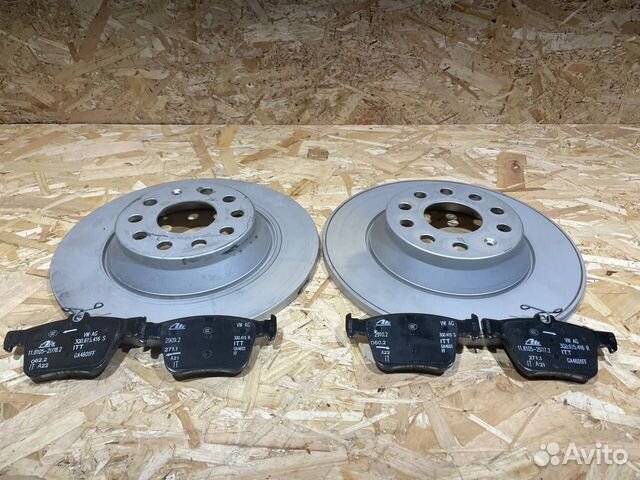 Диски тормозные задние + колодки MQB купить в Москве VAG 3Q0615601A 3q0 ...