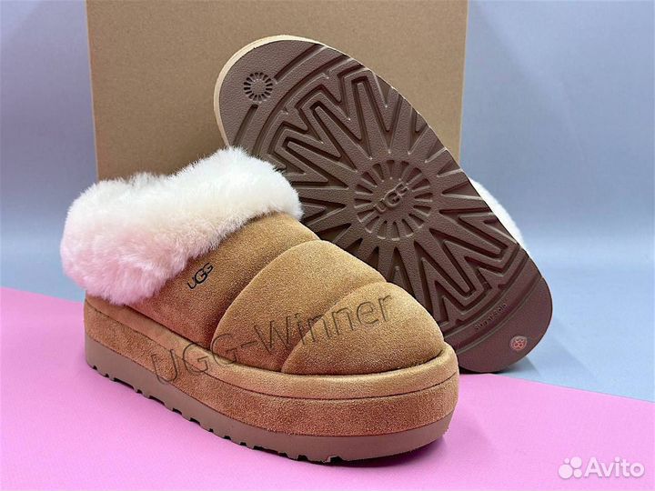 Ugg женские на платформе замшевые дутики Tazzlita