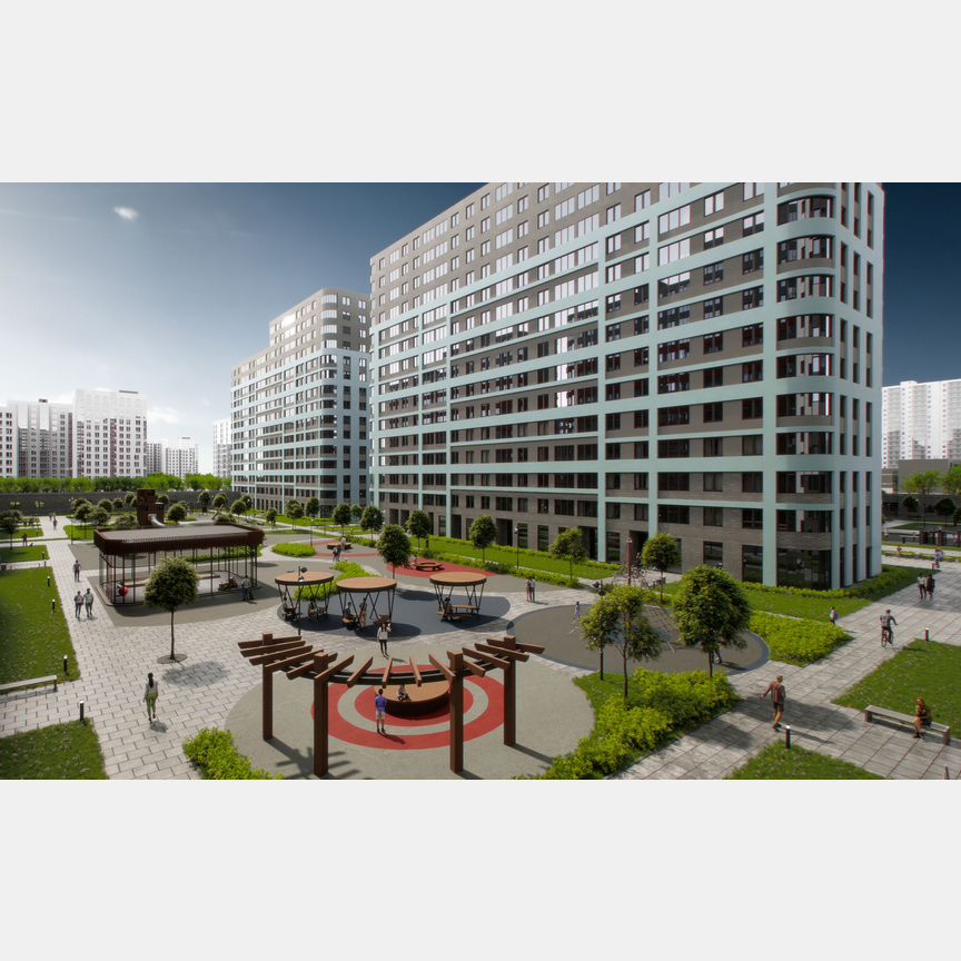 2-к. квартира, 66 м², 1/17 эт.