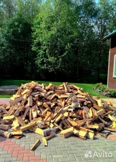 Дрова колотые Береза