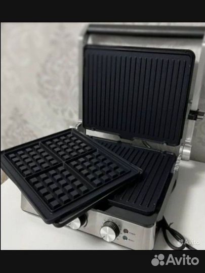 Электрический гриль вафельница