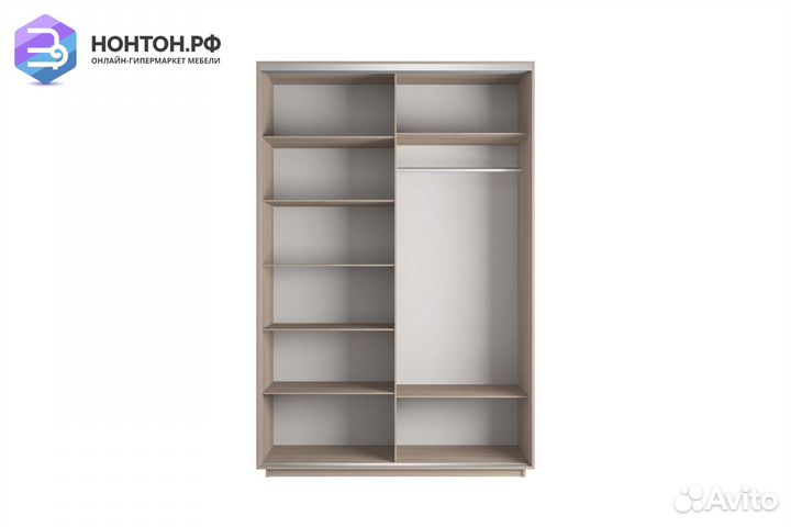 Шкаф-купе 2-х дверный Нонтон фото №1008 / ясень ши