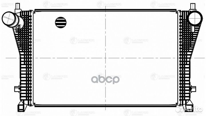 Радиатор интеркулера VW golf (12) /skoda octavia