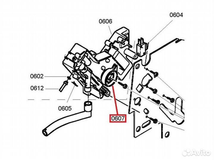 Захват редуктора кофемашины bosch 00421800
