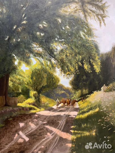 Картина маслом на холсте пейзаж