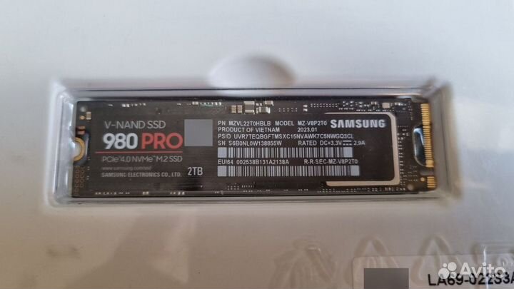 M.2 SSD Samsung 980 PRO 2TB PCIe 4.0 x4