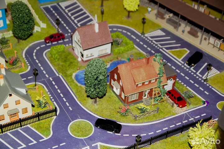 Железная дорога в миниатюре. Диорама