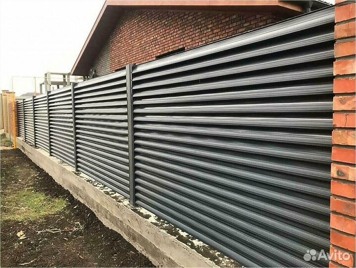 Заборы жалюзи под ключ