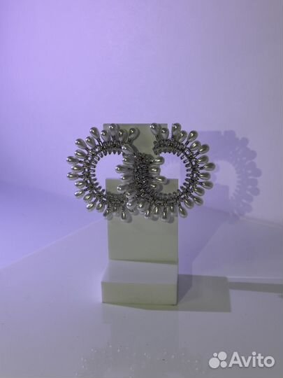 Шикарные серьги кольца