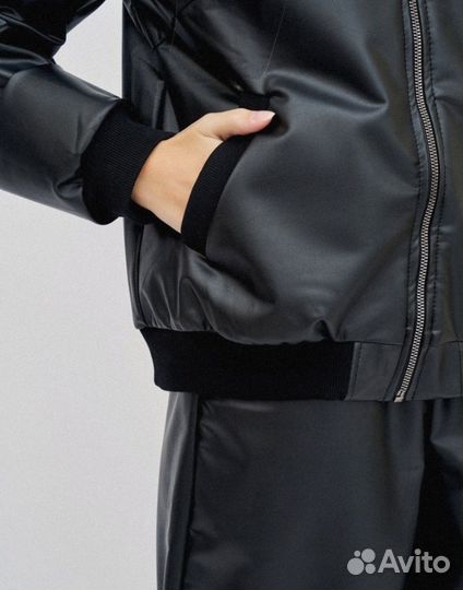 Костюм из экокожи подростковый