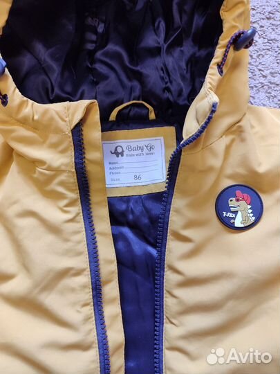 Демисезонная куртка 86см baby go