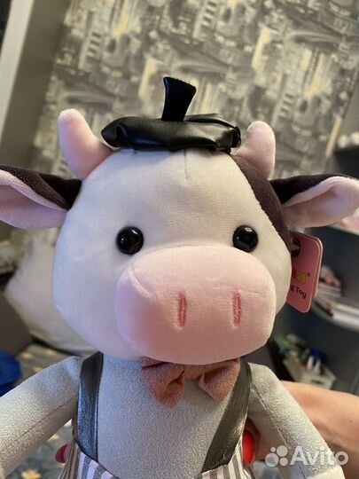 Мягкие игрушки -свинка и щенок