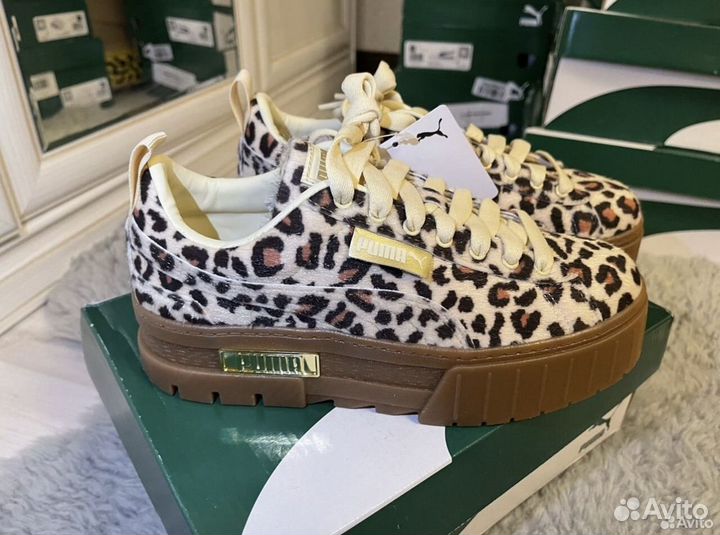 Кеды Puma Mayze Leopard. Р.37