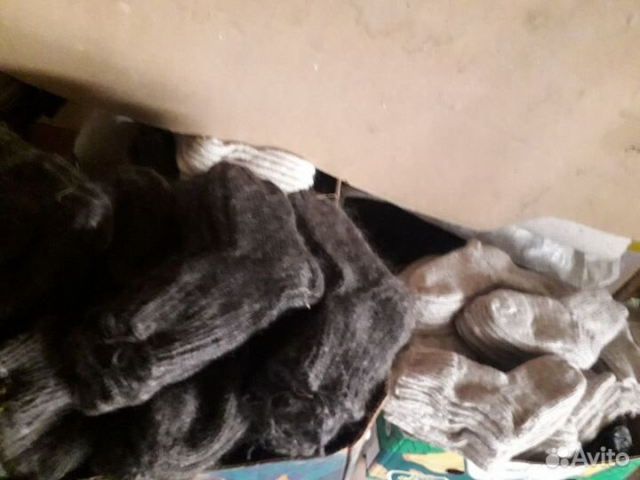 Носки вязаные чисто шерстяные,нитки из козьего пух