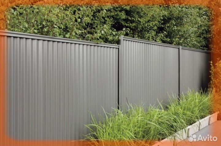 Забор из профлиста