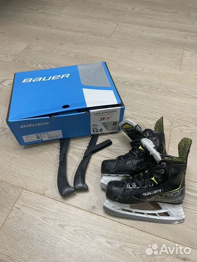 Детские хоккейные коньки bauer bapor 3X YTH 13.0