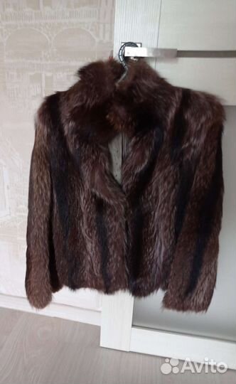 Шуба из енота