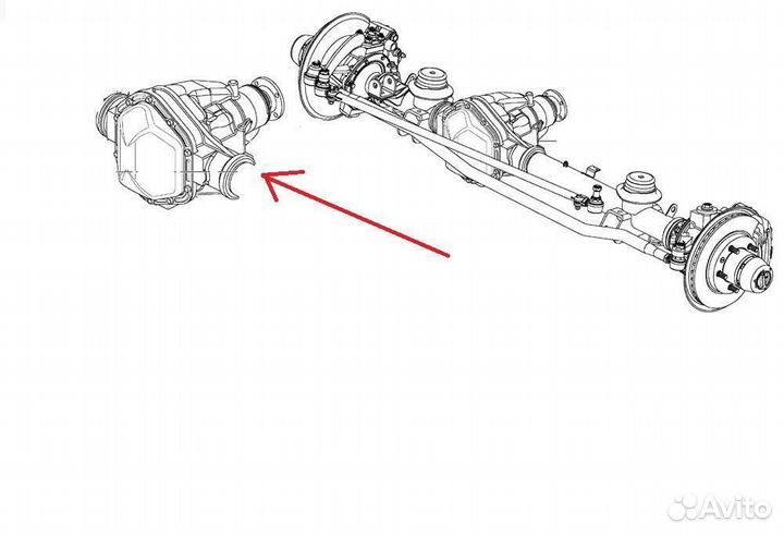 Редуктор передний УАЗ Patriot 409