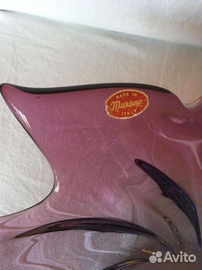 Вазы из муранского стекла Италия 70е годы