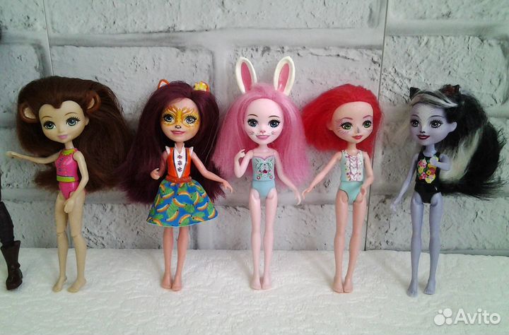 Куклы Hasbro, Mattel Enchantimals одним лотом