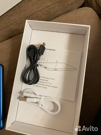 Внешний аккумулятор power bank 5000мАч