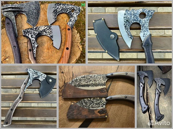 Тяпка для мяса кованые, топоры ручной работы