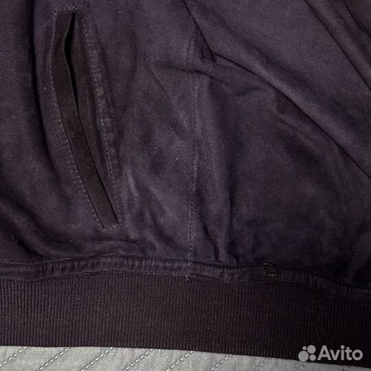 Кожаный бомбер двухсторонний