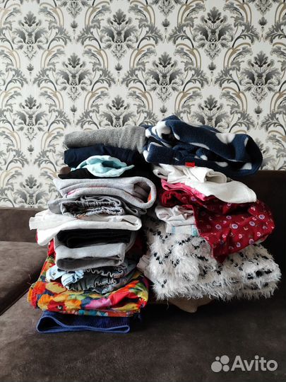 Вещи пакетом для девочки 110 116 (42шт)