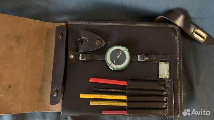 Офицерская кожаная сумка планшет 1959 г