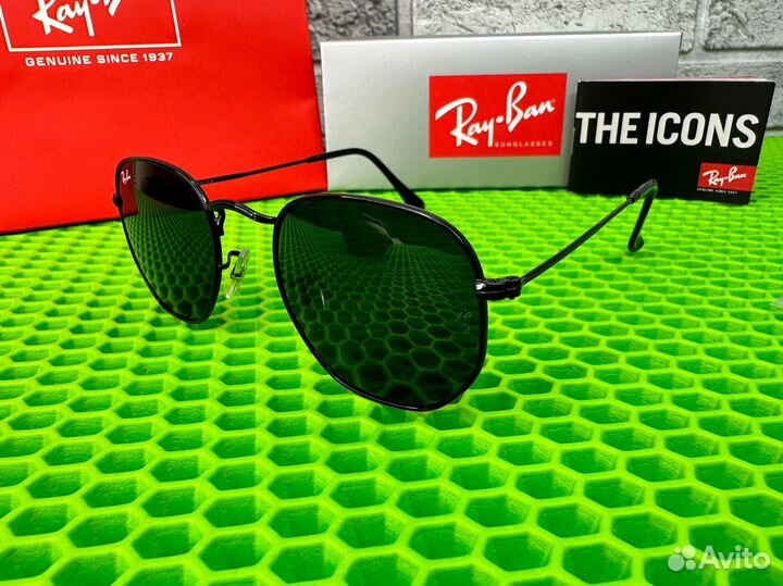 Очки ray ban hexagonal 3548 premium