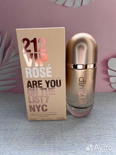 Парфюм Carolina Herrera 212 VIP Rose (Euro)