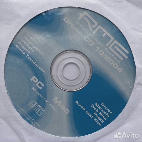 Звуковая карта RME hdsp 9652