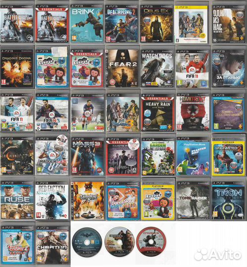 Игры Play Station 1, 2, 3, PSP, 3DS, Xbox 360, One