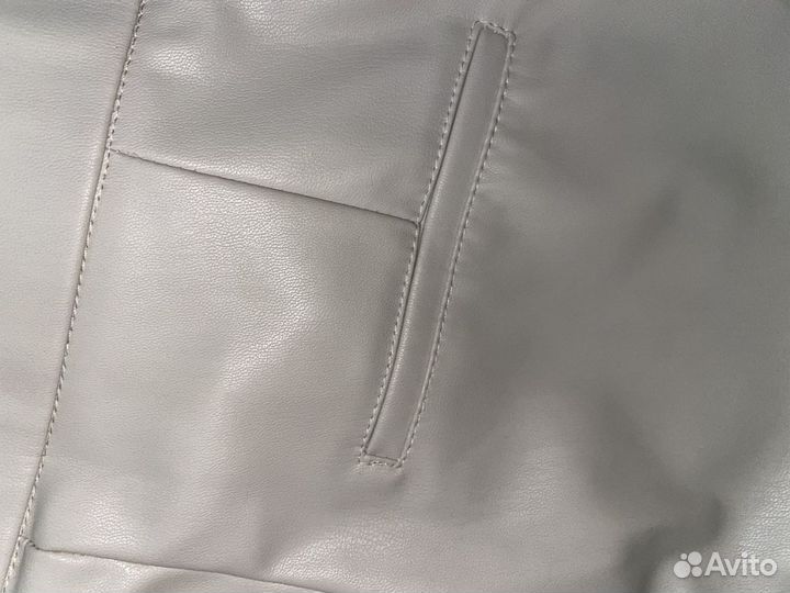 Кожаные брюки Zara