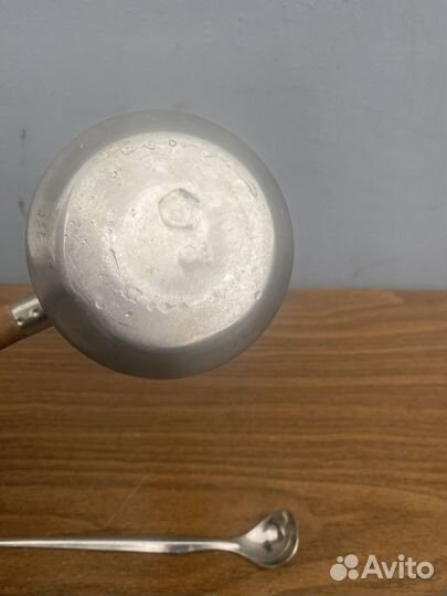 Турка Отечественная,латунная с ложечкой