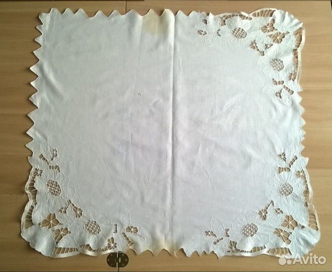 Ришелье вышивка салфетки накидки Разные Винтаж