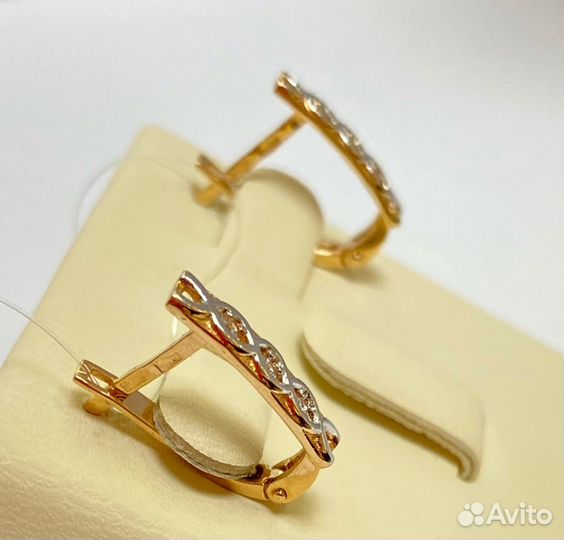 Золотые серьги