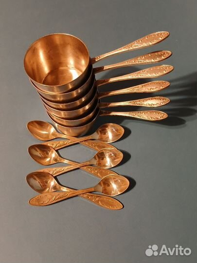 Мельхиор и нержавейка кокотницы/жюльенницы