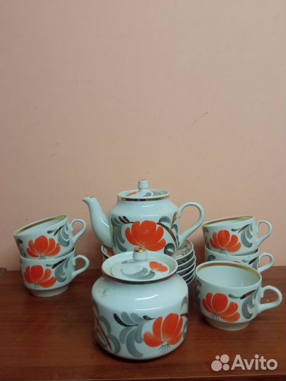 Чайный сервиз Вербилки СССР