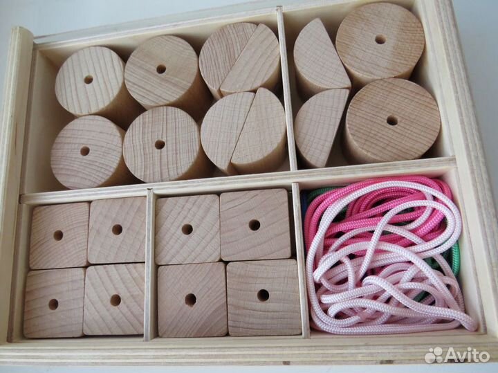 IKEA lustigt набор бусин для Монтессори и Фребеля