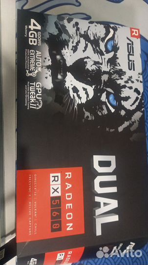 Видеокарта rx 560 4 gb