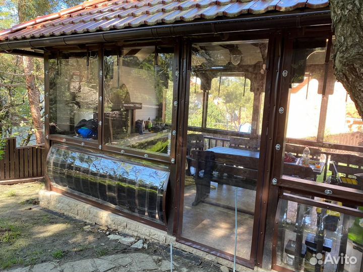 Мягкие окна для дома, кафе