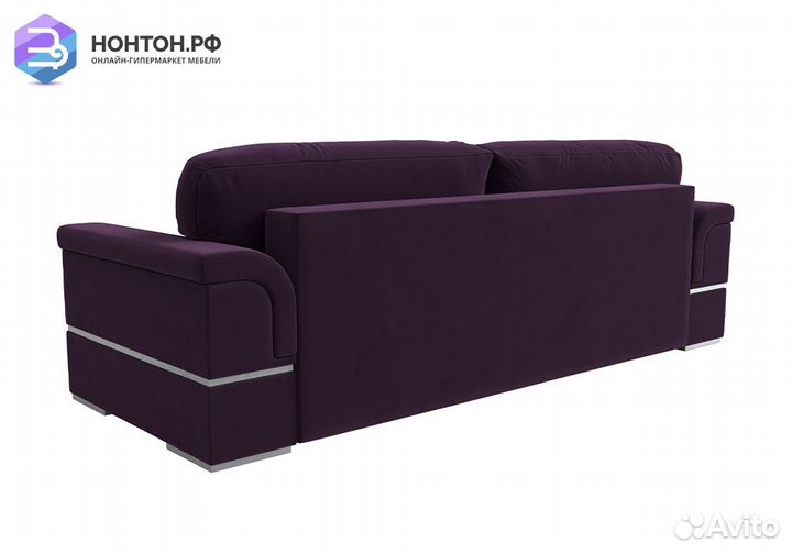 Диван еврокнижка Порту велюр фиолетовый