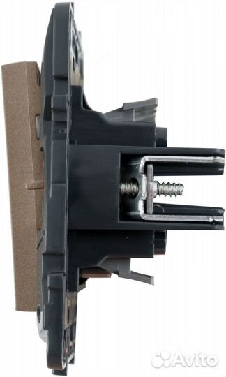 Переключатель встраиваемый Structura 2 клавиши, цв