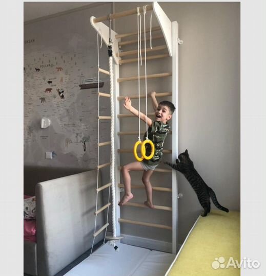 Шведская стенка для детей (из массива дерева)