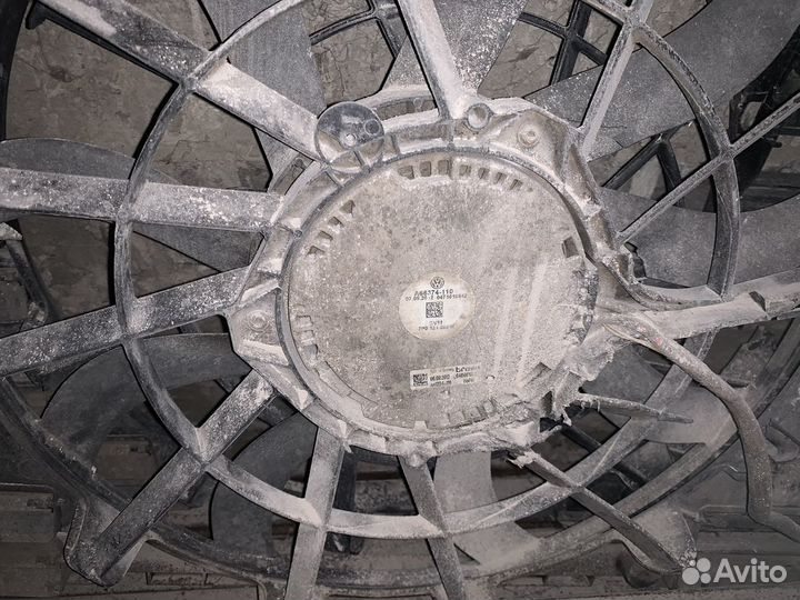 Touareg nf вентилятор радиатора диффузор